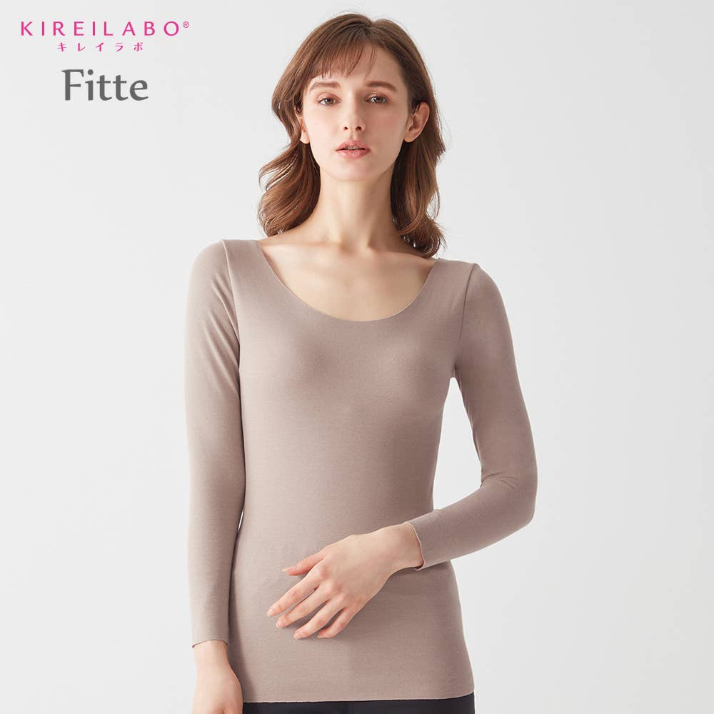 【Fitte Warm】8分袖ブラトップ【SALE】
